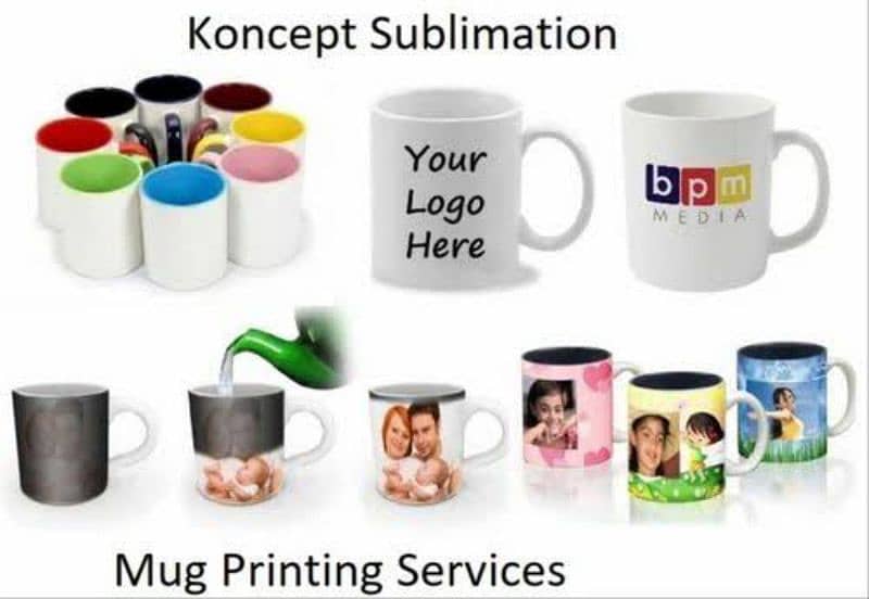 Customized Mug, T-Shirt & Advertisement Pen Printing 3