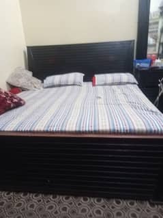 Bed, sofa Set, dressing table, showcase and 01 side table for sale
