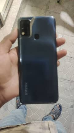 infinix hot 10play 10/1 0 condation all OK phone box with charger