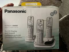 Panasonic 3 handset cordless phone 0