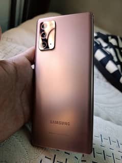 Samsung note 20 5G Snapdragon 8gb/265 gb Non PTA