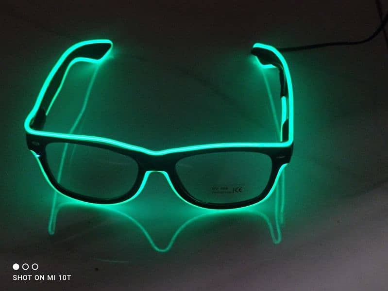 Rave neon light glasses (5 pieces) 2