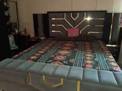 3 PCs bedroom set with mattress 10 year warranty