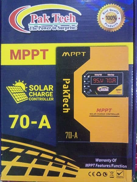 MPPT Solar Charge Controller Pak tech Non hybrid 70 Ampere 1