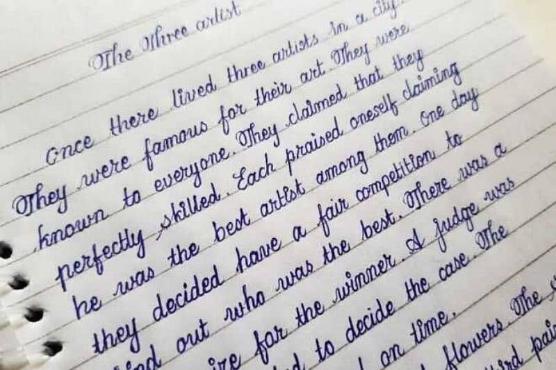 hand writing assignments work 2