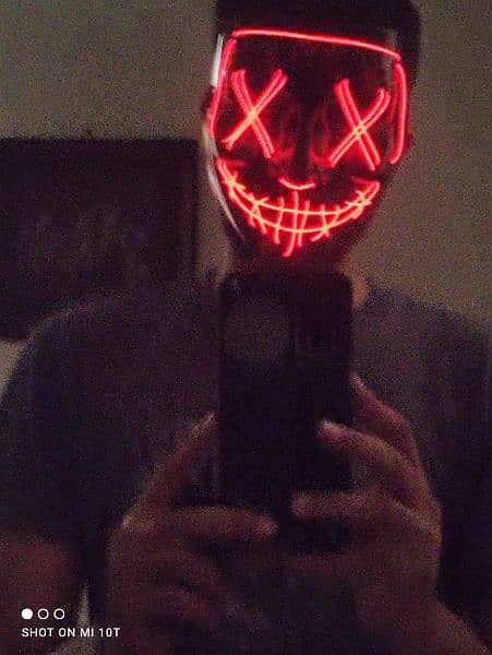 Neon Light up mask 3