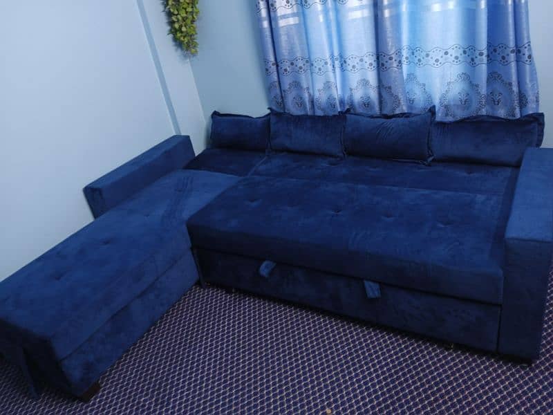 Royal Sofa Combed | Pillows Included | New 4