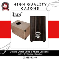 High Quality IRIN Cajons available at Octave Guitar Shop
