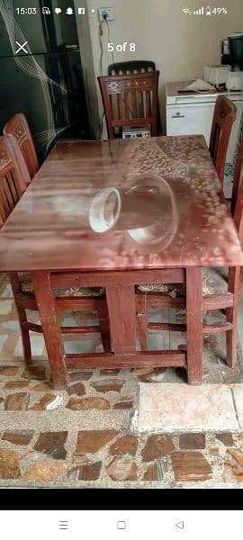 dining table with six chair 3