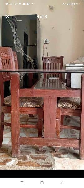 dining table with six chair 4