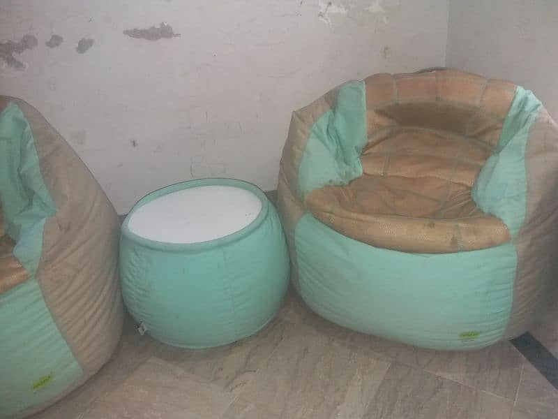 Bean bag with table Relaxsit 4