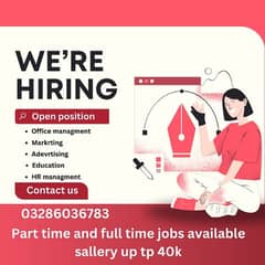 jobs for male and female