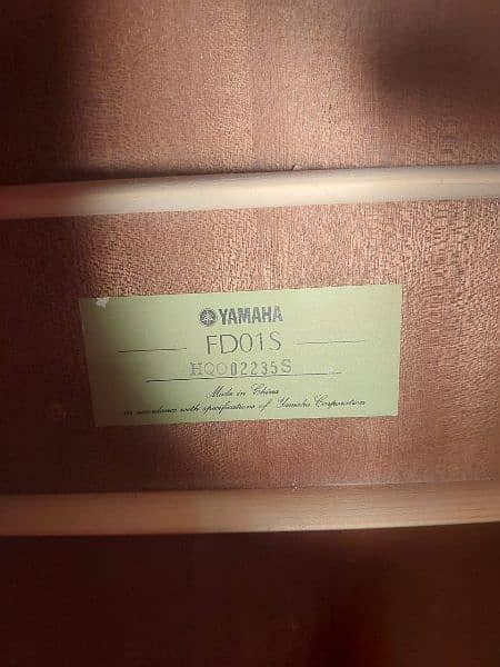 Original Yamaha FD01S Acoustic Guitar For Sale 2