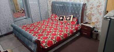 King Size Bed Brand New With side Tables