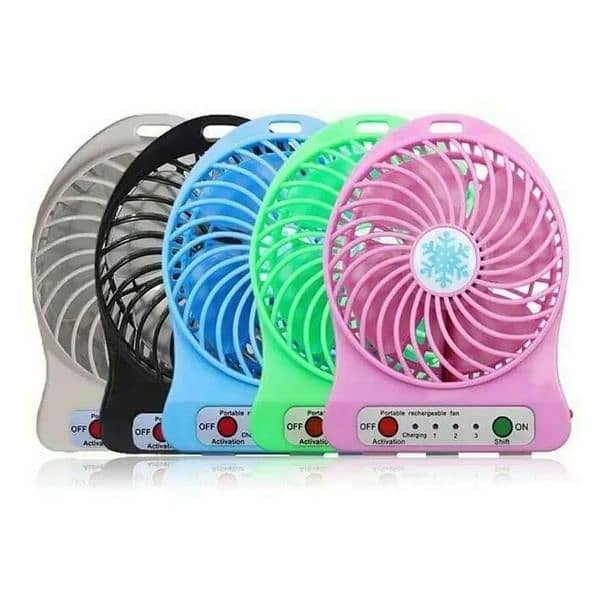 portable Mini charging fan delivery available all over Pakistan 8