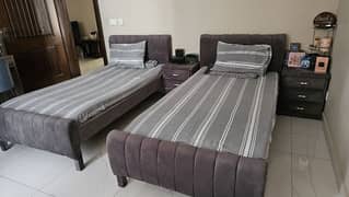 King Size Bed alongwith two Kids Beds (single)