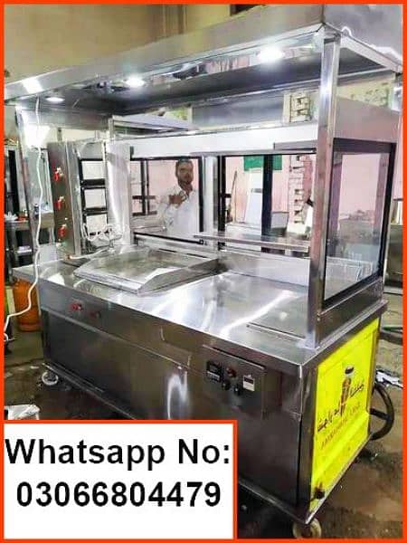 Food Cart | Shawarma Counter For Sale | New Fast Food Counters 1