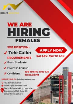 Female Candidates Required for Call Center 0