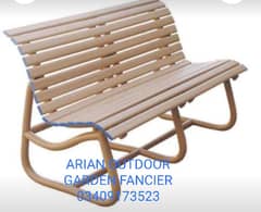 Outdoor bench / bench / wooden bench