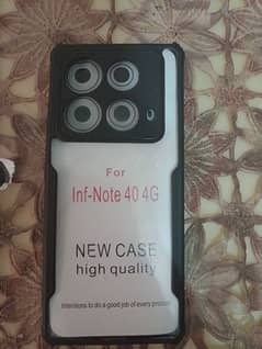 for sale Infinix note 40 back cover no used new 0