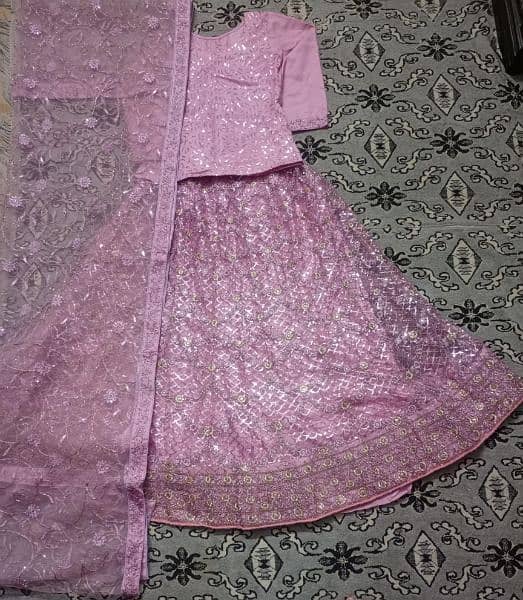 Rose pink sharara ( price can be less on negotiable) 1