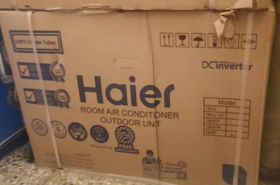 Split AC Haier 1.5Ton DC inverter Brand New 2