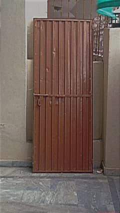 iron single door