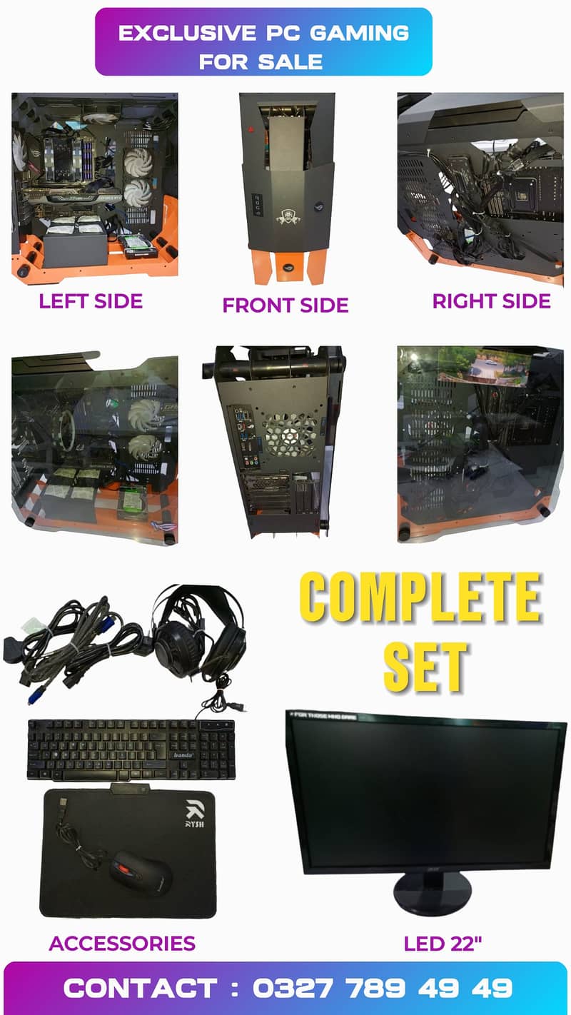 3-D ANIMATION DESIGNING AND GAMING COMPUTER SYSTEM FOR SALE (((ROG))) 0