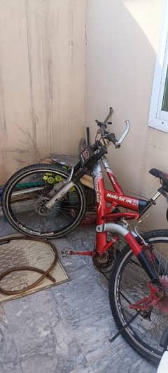 bicycle is in good condition