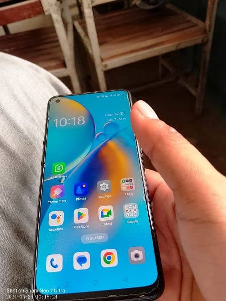 oppo f19 with box and charger 2