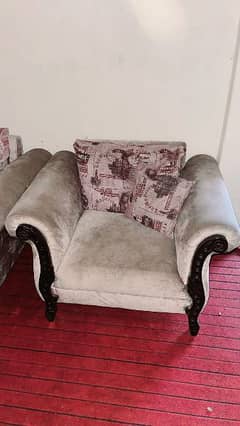 sofa set with cushion