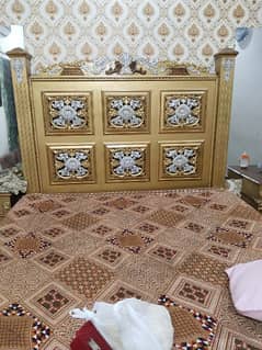 king size bed with two side table 26000