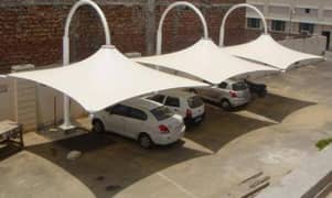 PVC Tensile Parking sheds , heat prof sheds, fiber glass sheds ,