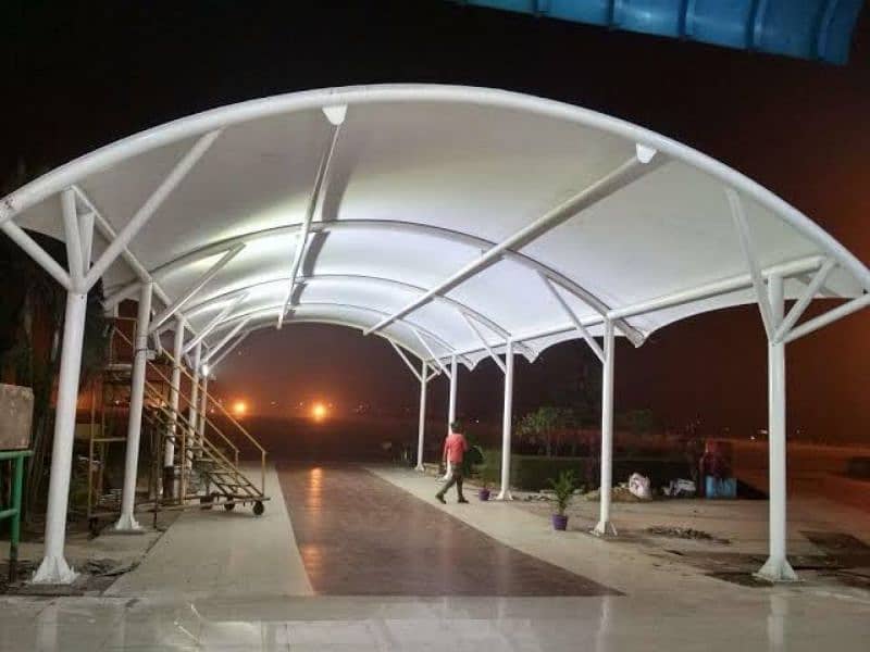 PVC Tensile Parking sheds , heat prof sheds, fiber glass sheds , 5