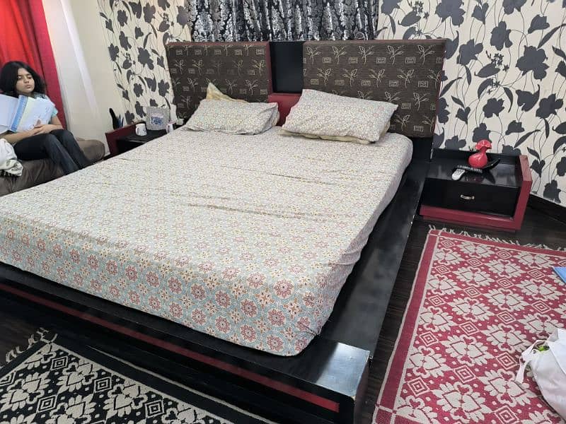 designer king size bed set for sale 3