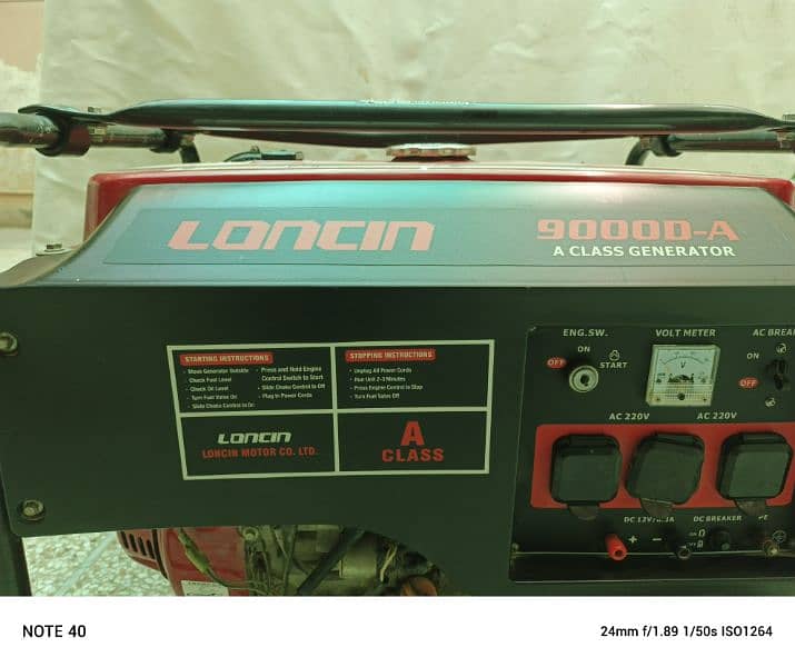 Loncin Generator, used generator, Generator, fuel and gas generator 1