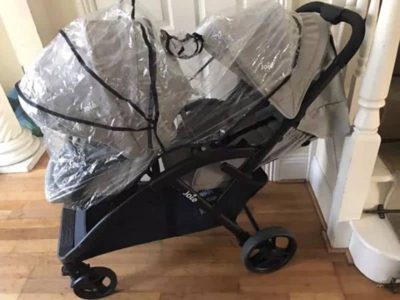 PRIME Joie Double Duo Twin Tandem Buggy Pushchair Folding Foldable 6
