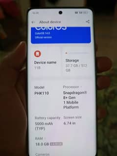 one plus 11R 18/512 official PTA approved dual sim 0
