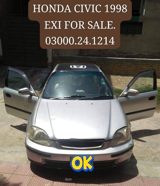 Honda Civic EXi 1998 For Sale 03000 24 1214 6