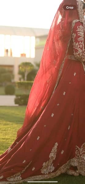 beautiful farshi gown with lehnga 1