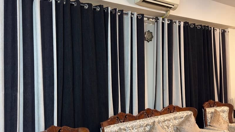 Curtains | Suede drawing room curtains | perday | luxury 2