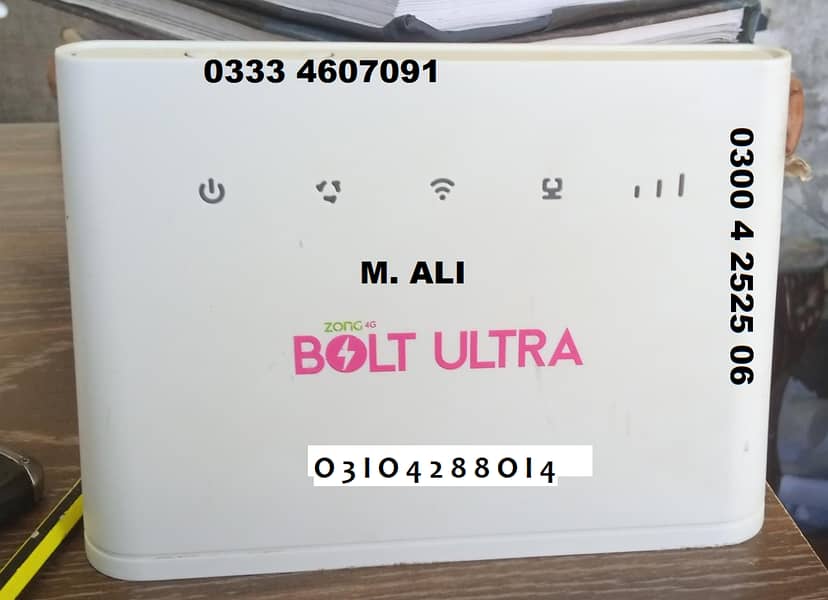 New Model Bolt ULTRA router Available Lan port 100% orignal box pack 2