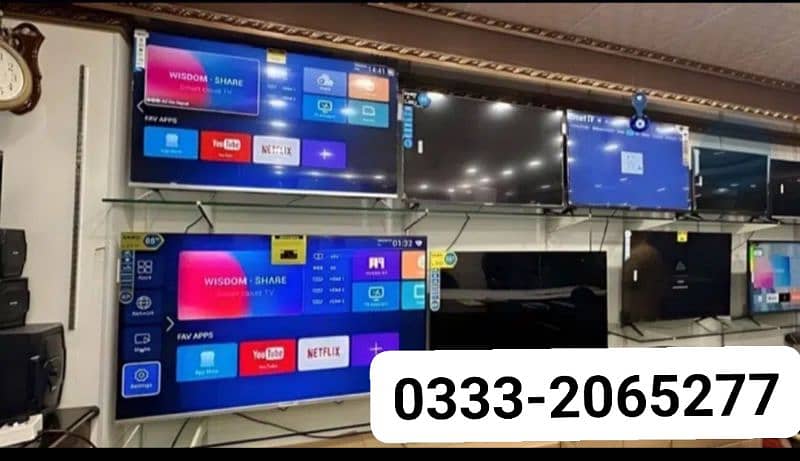 55 Inch Smart Android UHD Led Tv AMOLED display brand new 4