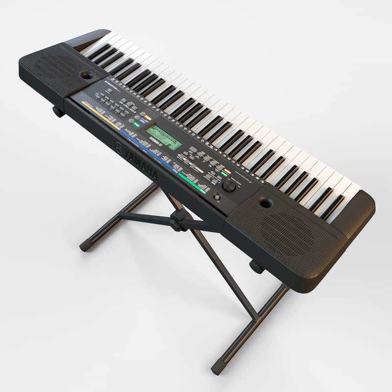 Yamaha E253 Portable Keyboard Piano Beginner Level (Used) 1