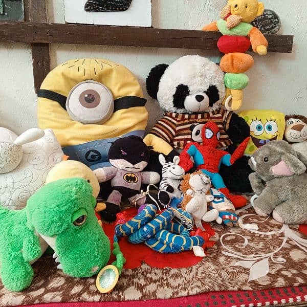 soft toys total 15 8