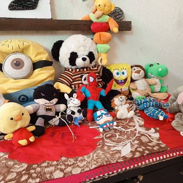 soft toys total 15 13