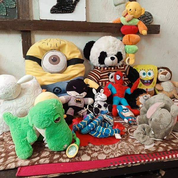 soft toys total 15 15