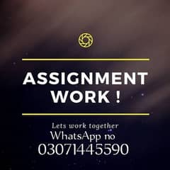 Assignment Writing Jobs Available