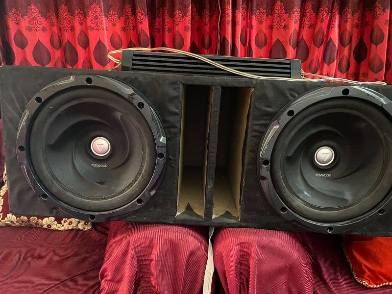 amplifier and woofers sound system 4800W 4