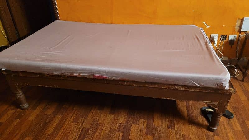 Takht posh/ single bed with mattress 2